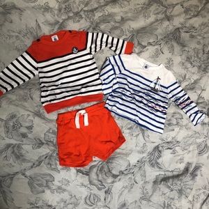 Petit bateau boy outfit bundle